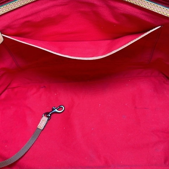 Dooney & Bourke Coated Canvas Pansy Oversized Tote - Picture 5 of 11